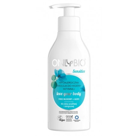 EMULSJA DO HIGIENY INTYMNEJ HIPOALERGICZNA ECO 250 ml - ONLY BIO