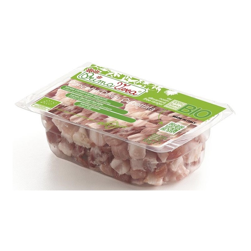 BOCZEK (PANCETTA) KOSTKA BEZGLUTENOWY BIO 100 g - PRIMAVERA