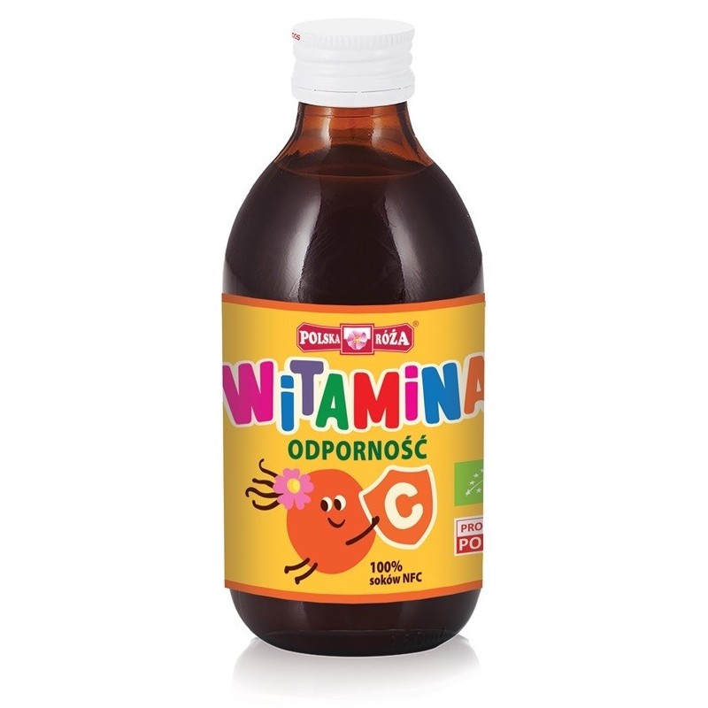 Sok z owoców róży i jabłek  ODPORNOŚĆ BIO 250 ml