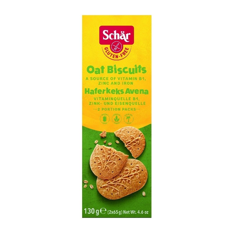 Oat biscuits- ciastka owsiane BEZGL. 130 g