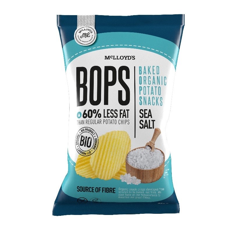 Chipsy ziemniaczane pieczone z solą morską BEZGL. BIO 85 g