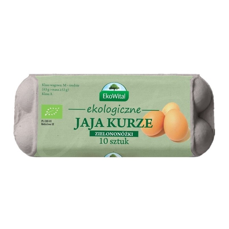 Jaja zielononóżki BIO ( 10 szt)