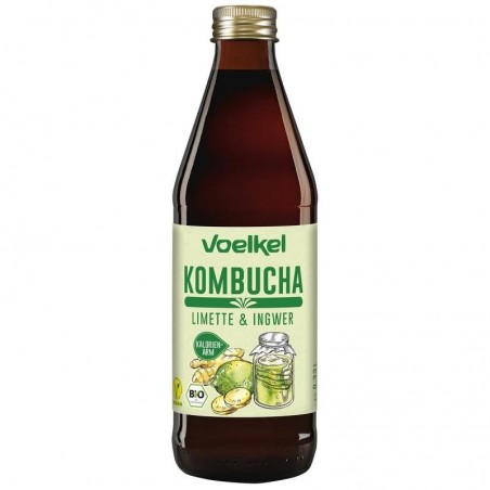 Kombucha limonka-imbir BIO 330 ml