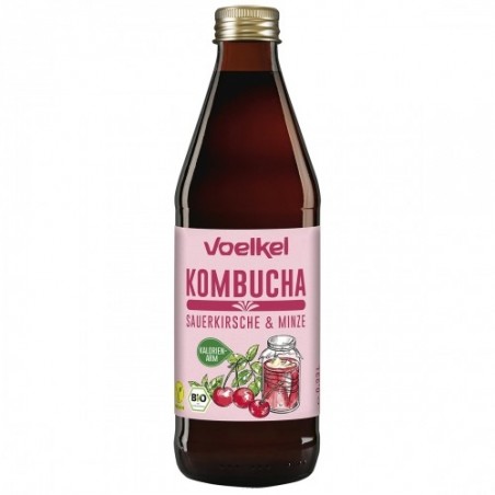 Kombucha wiśnia-mięta BIO 330 ml