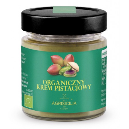 KREM PISTACJOWY BIO 200 g - AGRISICILIA