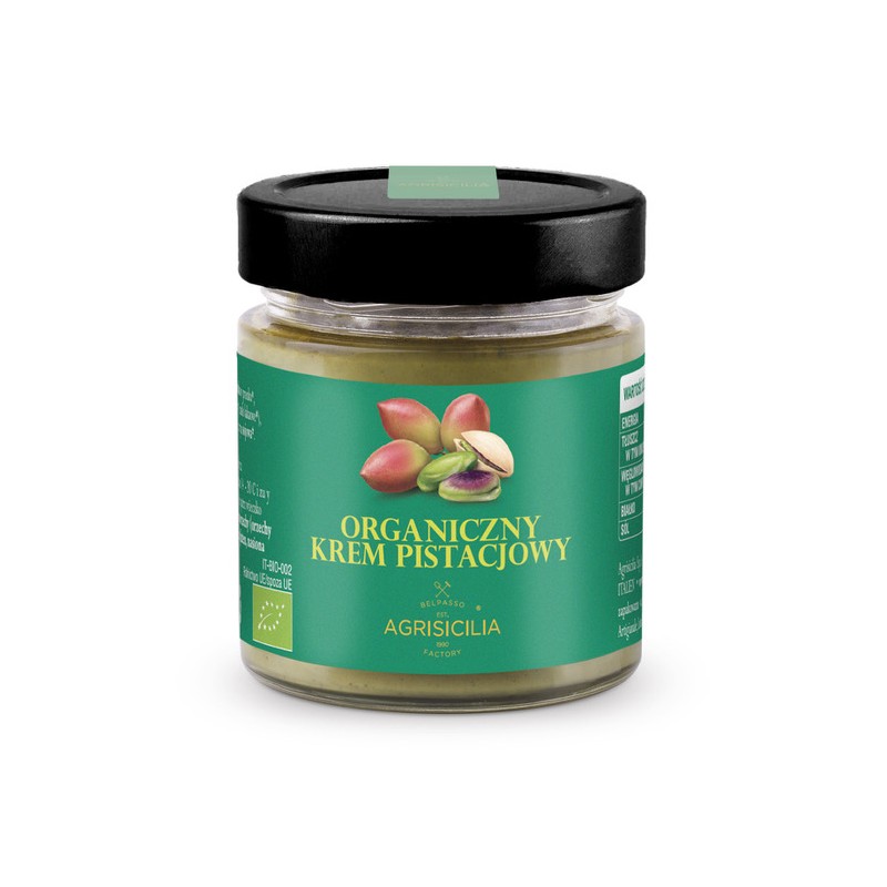 KREM PISTACJOWY BIO 200 g - AGRISICILIA