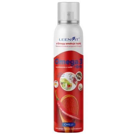 OLEJ OMEGA 3,6,9 O SMAKU CHILI W SPRAYU 150 ml - LEENVIT