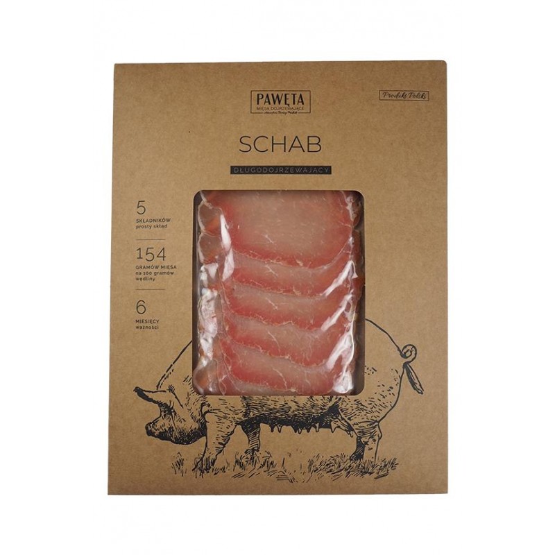 SCHAB WIEPRZOWY DOJRZEWAJĄCY PLASTRY 50 g - PAWĘTA