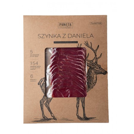 SZYNKA Z DANIELA DOJRZEWAJĄCA PLASTRY 50 g - PAWĘTA
