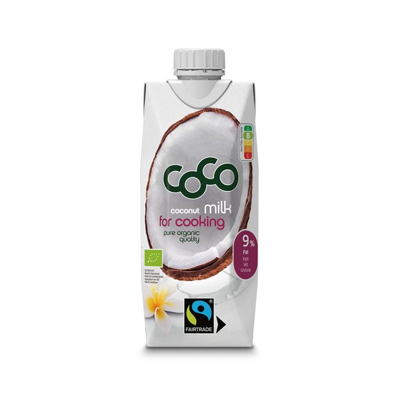 COCONUT MILK - NAPÓJ KOKOSOWY DO GOTOWANIA BEZ DODATKU CUKRÓW BIO 500 ml - COCO (DR MARTINS)