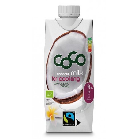 COCONUT MILK - NAPÓJ KOKOSOWY DO GOTOWANIA BEZ DODATKU CUKRÓW BIO 500 ml - COCO (DR MARTINS)