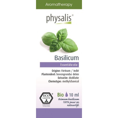 OLEJEK ETERYCZNY BAZYLIA POSPOLITA EKO 10 ml - PHYSALIS