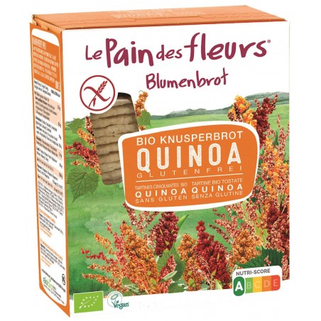 PIECZYWO CHRUPKIE QUINOA BEZGLUTENOWE BIO 150 g - LE PAIN DES FLEURS