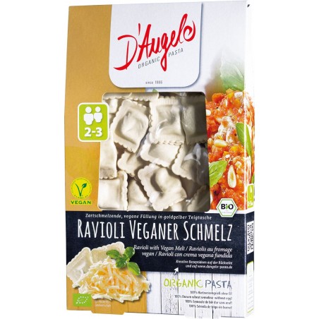 RAVIOLI WEGAŃSKIE BIO 250 g - D`ANGELO