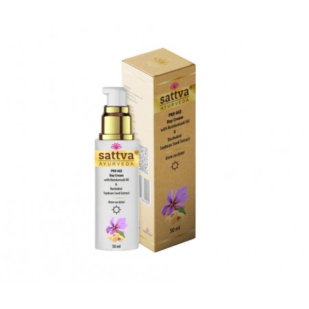 KREM DO TWARZY PRO-AGE NA DZIEŃ 50 ml - SATTVA (AYURVEDA)