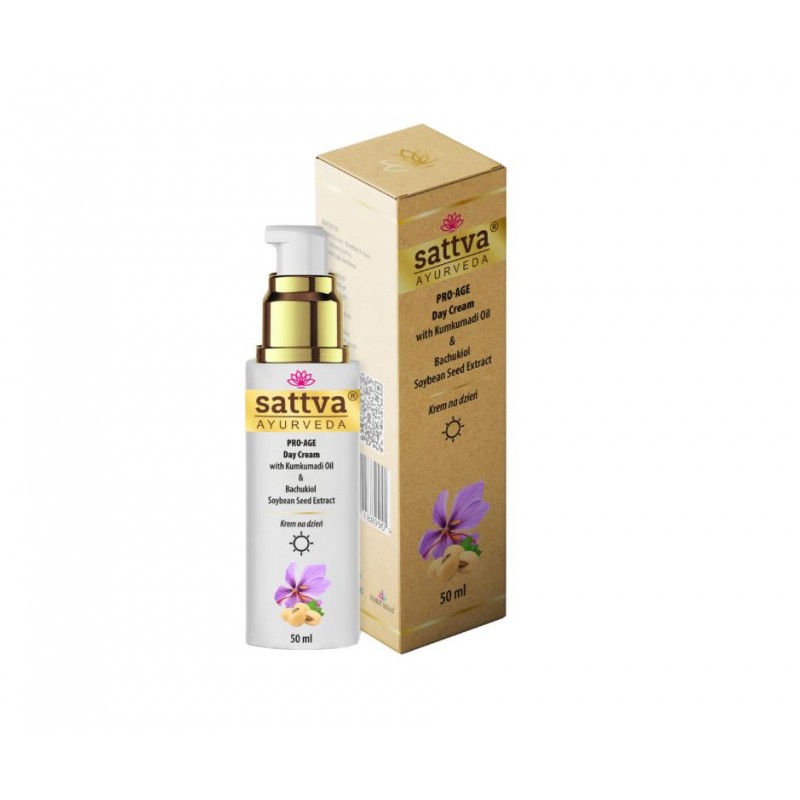 KREM DO TWARZY PRO-AGE NA DZIEŃ 50 ml - SATTVA (AYURVEDA)