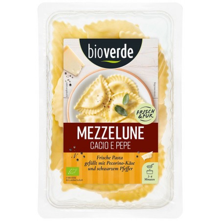 PIEROŻKI ŚWIEŻE Z SEREM I PIEPRZEM BIO 250 g - BIO VERDE