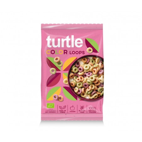 KÓŁKA ZBOŻOWE KOLOROWE BEZGLUTENOWE BIO 40 g - TURTLE