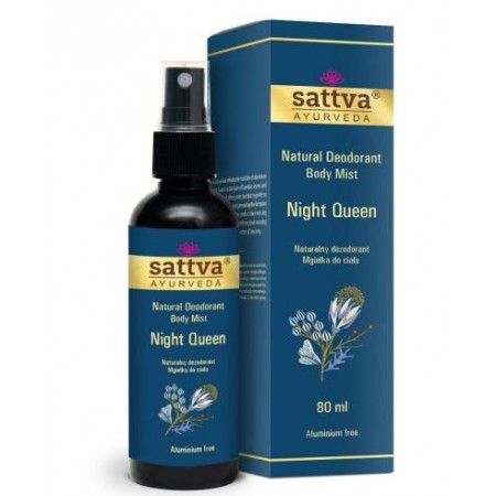DEZODORANT - MGIEŁKA DO CIAŁA KRÓLOWA NOCY 80 ml - SATTVA (AYURVEDA)