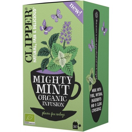 HERBATKA MIĘTOWA (MIGHTY MINT) BIO (20 x 1,6 g) 32 g - CLIPPER