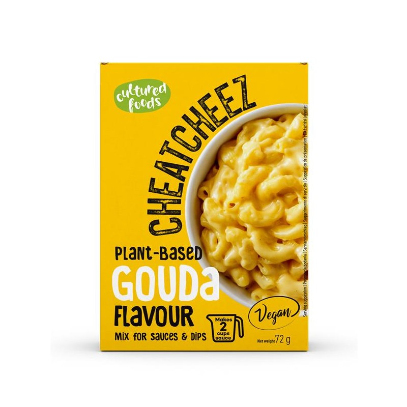 MIESZANKA NA WEGAŃSKI SOS LUB DIP O SMAKU SERA GOUDA BEZGLUTENOWY 72 g - CULTURED FOODS