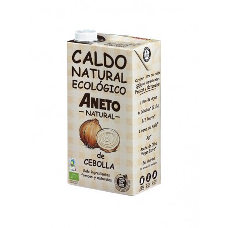 BULION CEBULOWY W PŁYNIE BEZGLUTENOWY BIO 1 L - ANETO NATURAL