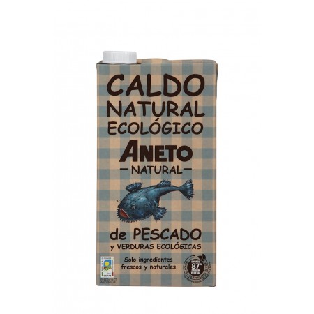 BULION RYBNY Z BIO WARZYWAMI W PŁYNIE BEZGLUTENOWY 1 L - ANETO NATURAL