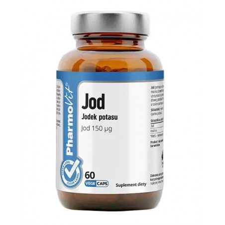 JODEK POTASU (150 µg) BEZGLUTENOWY 60 KAPSUŁEK - PHARMOVIT (CLEAN LABEL)