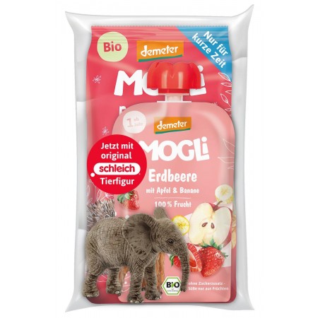 ZESTAW DEMETER BIO: MUS, CIASTKA TRUSKAWKOWE, ZABAWKA 240 g - MOGLI