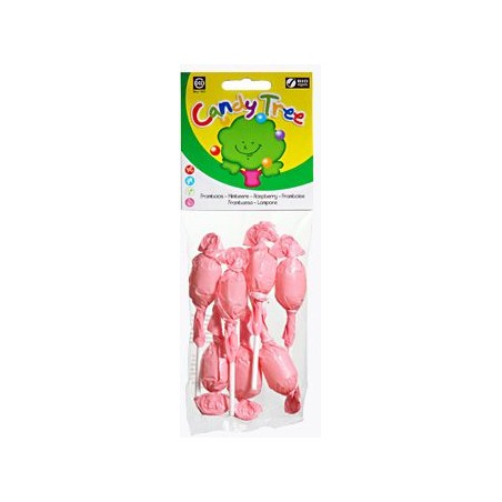 LIZAKI OKRĄGŁE O SMAKU MALINOWYM BEZGLUTENOWE BIO (7 x 10 g) 70 g - CANDY TREE