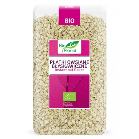 PŁATKI OWSIANE BŁYSKAWICZNE BIO 600 g - BIO PLANET