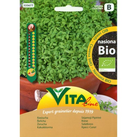 NASIONA RZEŻUCHY BIO 4 g - VITA LINE (61293CIN0DP, 77594CIN0EP) (PRODUKT SEZONOWY)