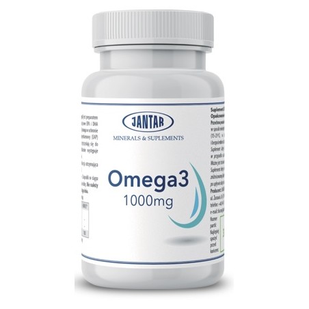 OMEGA-3 (1000 mg) 90 KAPSUŁEK - JANTAR