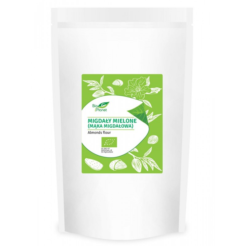 MIGDAŁY MIELONE (MĄKA MIGDAŁOWA) BIO 400 g - BIO PLANET
