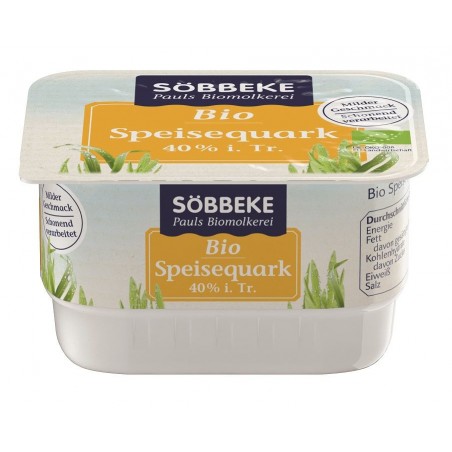 SEREK ŚMIETANKOWY QUARK (40 % TŁUSZCZU W SUCHEJ MASIE) BIO 250 g - SOBBEKE