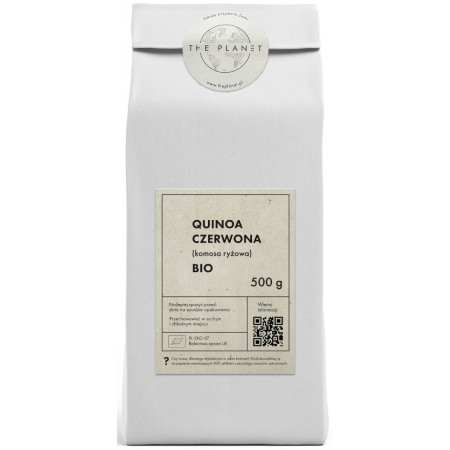 QUINOA CZERWONA (KOMOSA RYŻOWA) BIO 500 g - THE PLANET