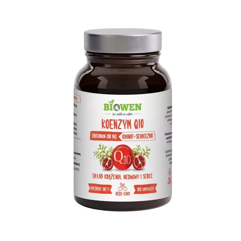 KOENZYM Q10 BEZGLUTENOWY 100 KAPSUŁEK - HEMPKING (BIOWEN)