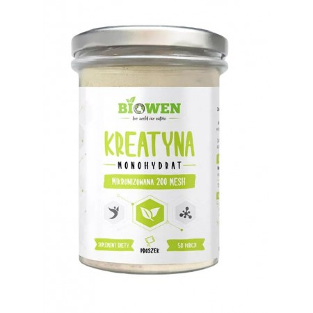 KREATYNA MONOHYDRAT PROSZEK BEZGLUTENOWA 250 g - HEMPKING (BIOWEN)