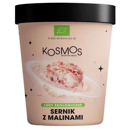 LODY RZEMIEŚLNICZE SERNIK Z MALINAMI BIO 475 ml - KOSMOS