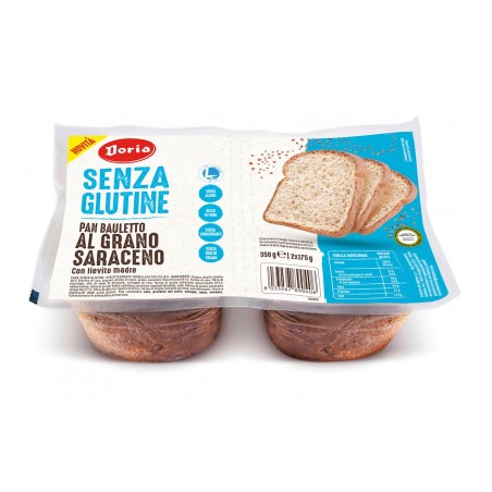 CHLEB TOSTOWY GRYCZANY KROJONY BEZGLUTENOWY (2 x 175 g) 350 g - DORIA