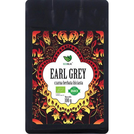 HERBATA CZARNA EARL GREY BIO 100 g - ECOBLIK
