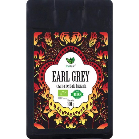 HERBATA CZARNA EARL GREY BIO 100 g - ECOBLIK