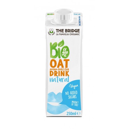 NAPÓJ OWSIANY NATURALNY BEZ DODATKU CUKRÓW BIO 250 ml - THE BRIDGE