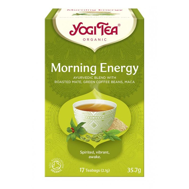 HERBATKA PORANNA ENERGIA (MORNING ENERGY) BIO (17 x 2,1 g) 35,7 g - YOGI TEA