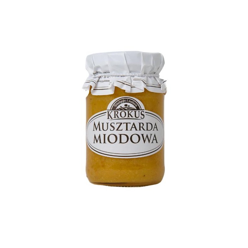 MUSZTARDA MIODOWA 185 g - KROKUS