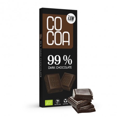 CZEKOLADA CIEMNA 99 % BIO 40 g - COCOA