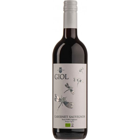 WINO GIOL CABERNET SAUVIGNON BEZ DODATKU SIARCZYNÓW CZERWONE WYTRAWNE BIO 0,75 L (WŁOCHY)