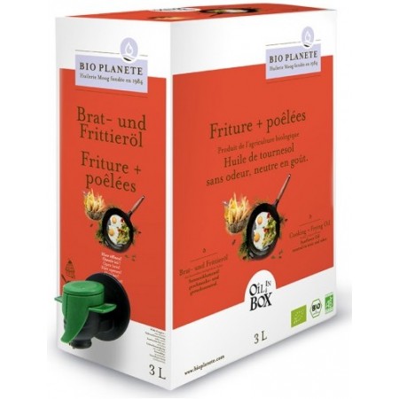 OLEJ SŁONECZNIKOWY DO GOTOWANIA I SMAŻENIA BIO 3 L - BIO PLANETE