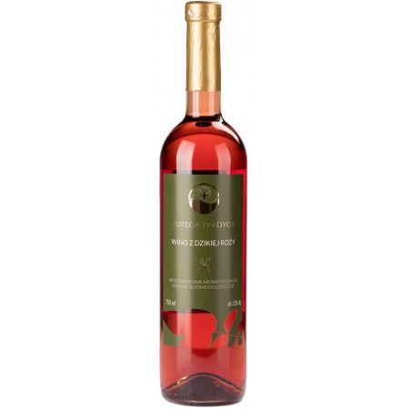 WINO DZIKA RÓŻA RÓŻOWE SŁODKIE BIO 0,75 L - POTĘGA TRADYCJI