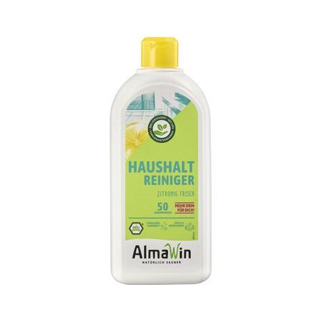 PŁYN DO CZYSZCZENIA WSZYSTKICH POWIERZCHNI CYTRYNA (KONCENTRAT) ECO 500 ml - ALMAWIN